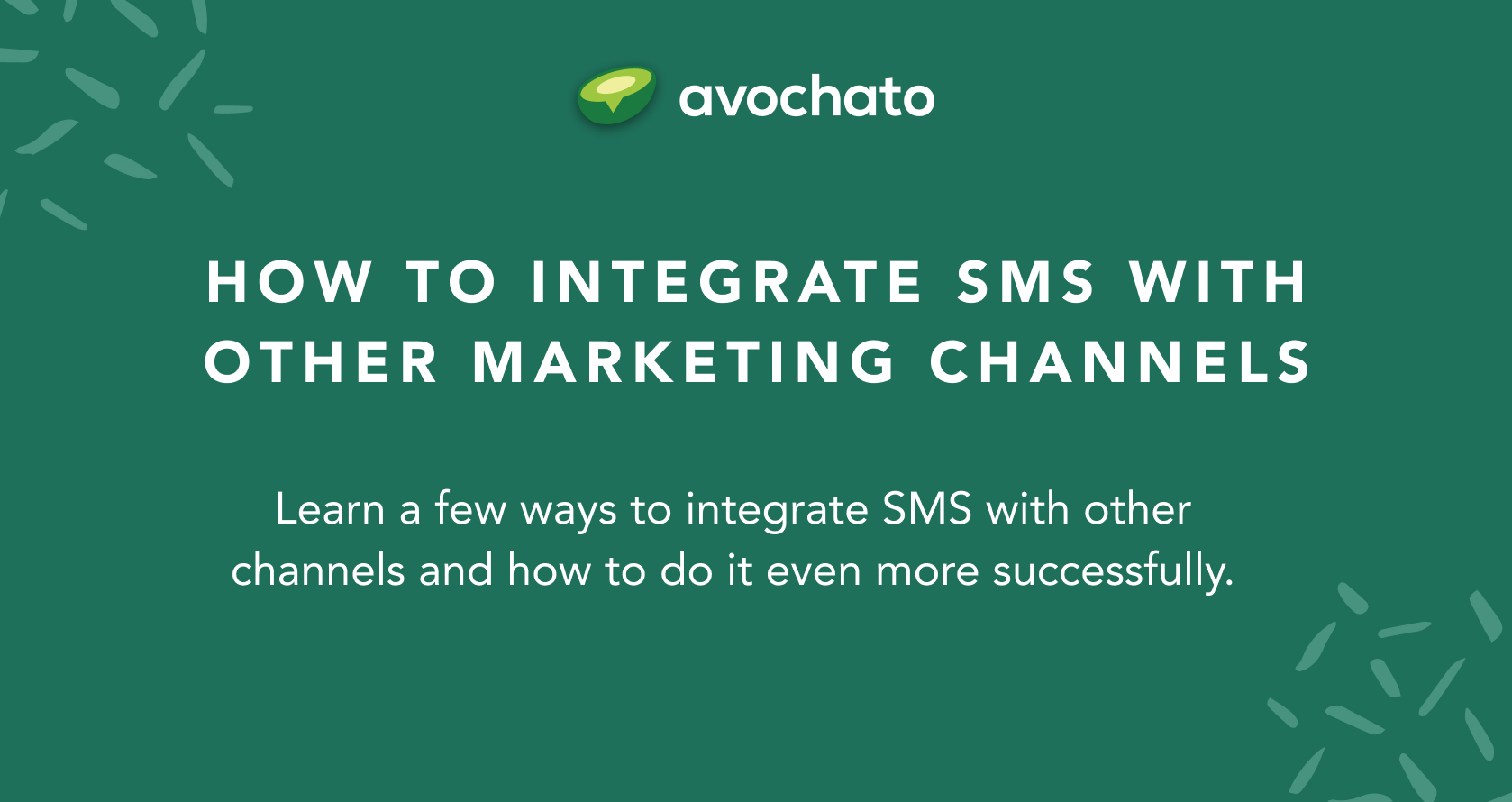 integrate sms with other marketing channels