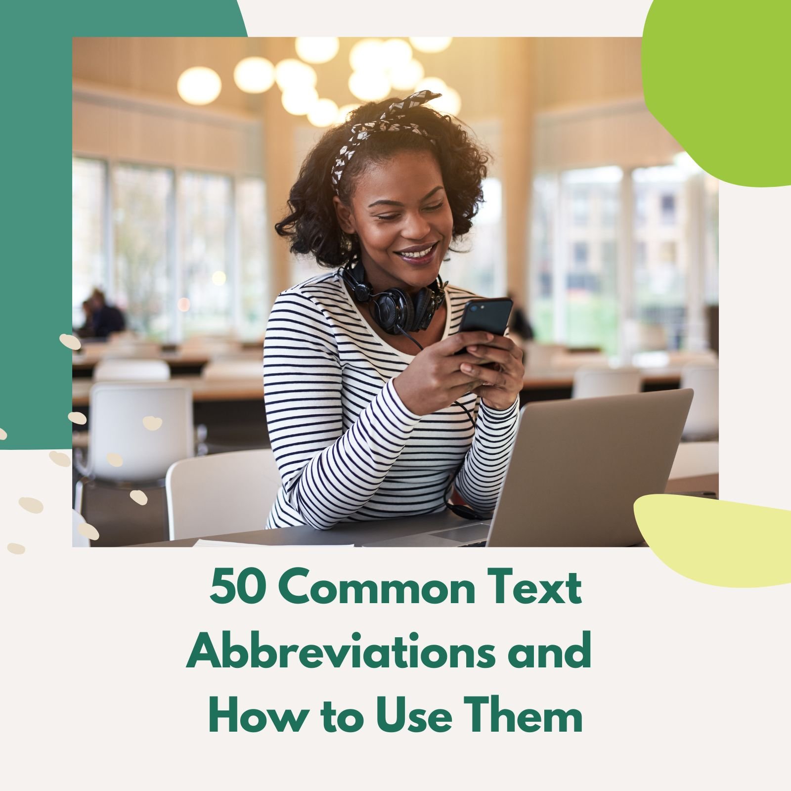 Common Text Abbreviations & Acronyms  Text abbreviations, Abbreviations,  Words to use